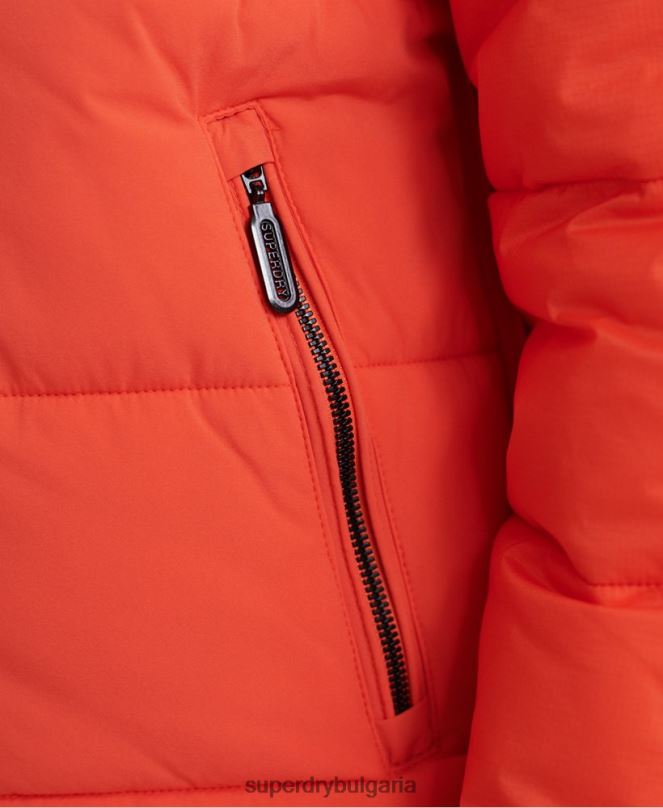 Superdry облекло N00H4755 оранжево мъже подплатено ежедневно яке