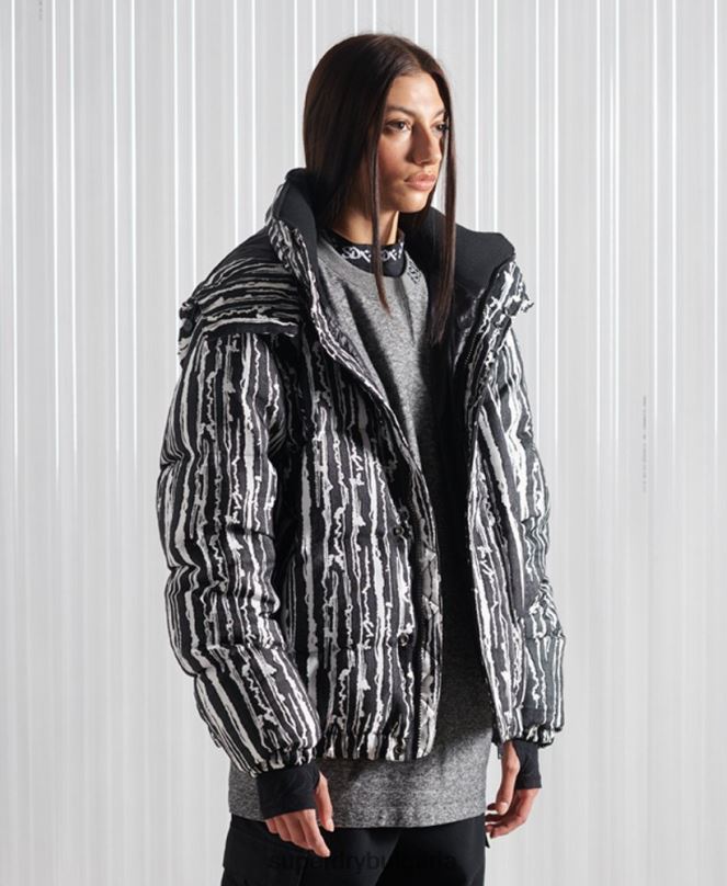 Superdry облекло N00H4762 черен мъже ограничено издание sdx пухено жакардово яке