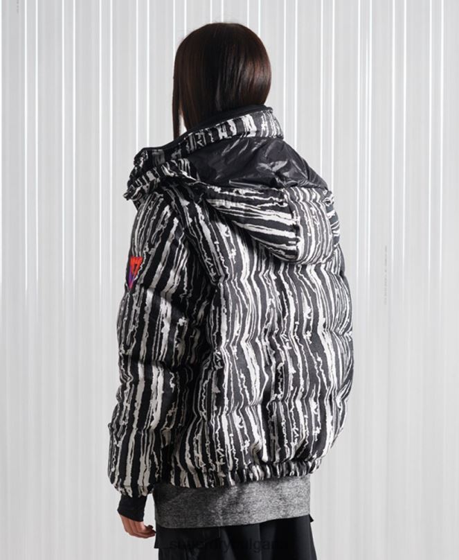 Superdry облекло N00H4762 черен мъже ограничено издание sdx пухено жакардово яке