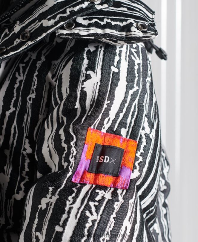 Superdry облекло N00H4762 черен мъже ограничено издание sdx пухено жакардово яке