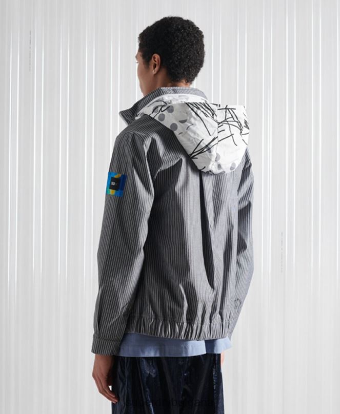 Superdry облекло N00H4767 син мъже ограничено издание sdx яке от шамбре райе