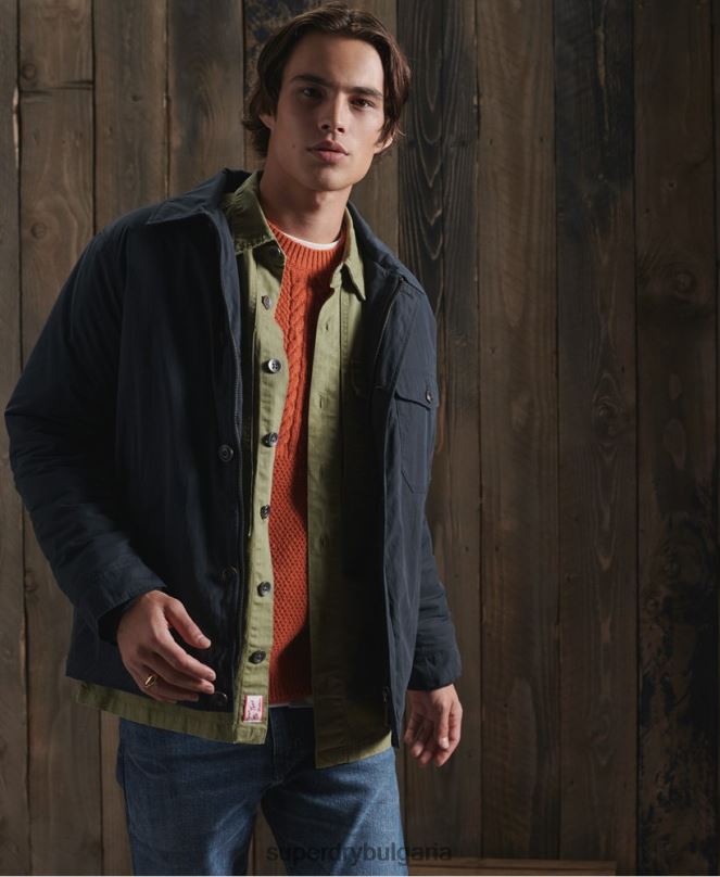 Superdry облекло N00H4768 военноморски флот мъже лимитирано издание сухо яке
