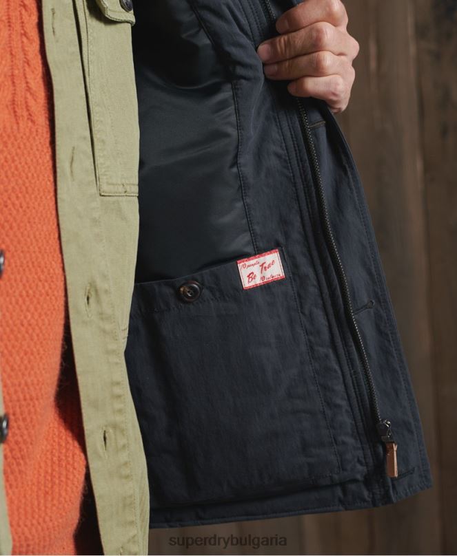 Superdry облекло N00H4768 военноморски флот мъже лимитирано издание сухо яке