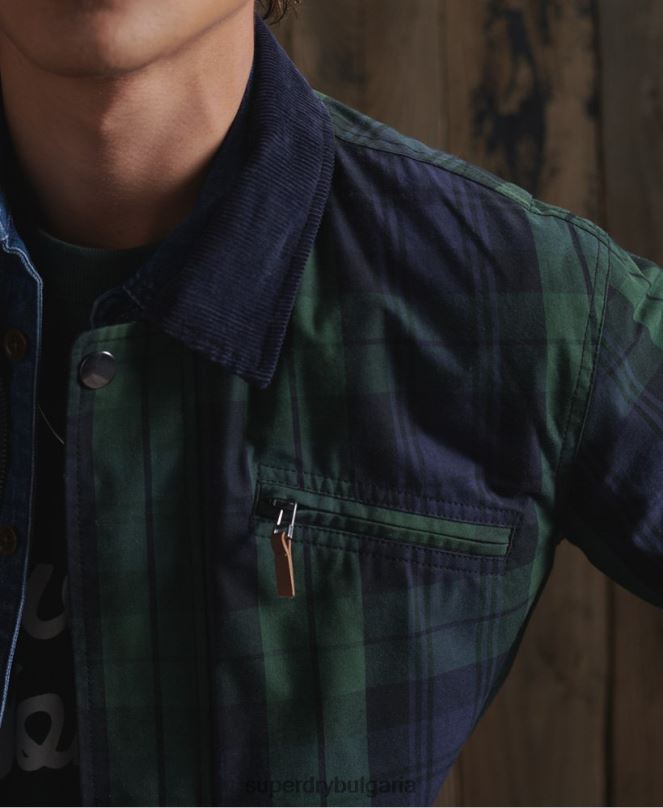 Superdry облекло N00H4769 жълто мъже ограничено издание сухо яке за круизър