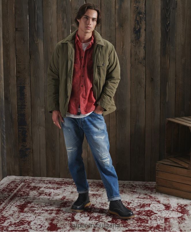 Superdry облекло N00H4771 каки мъже лимитирано издание сухо яке