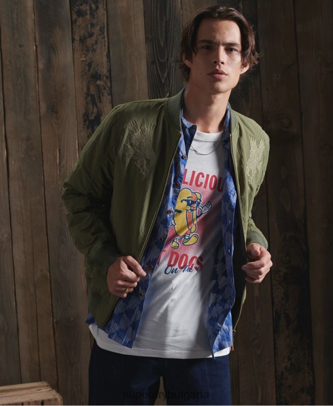 Superdry облекло N00H4772 каки мъже ограничено издание сухо сувенирно яке