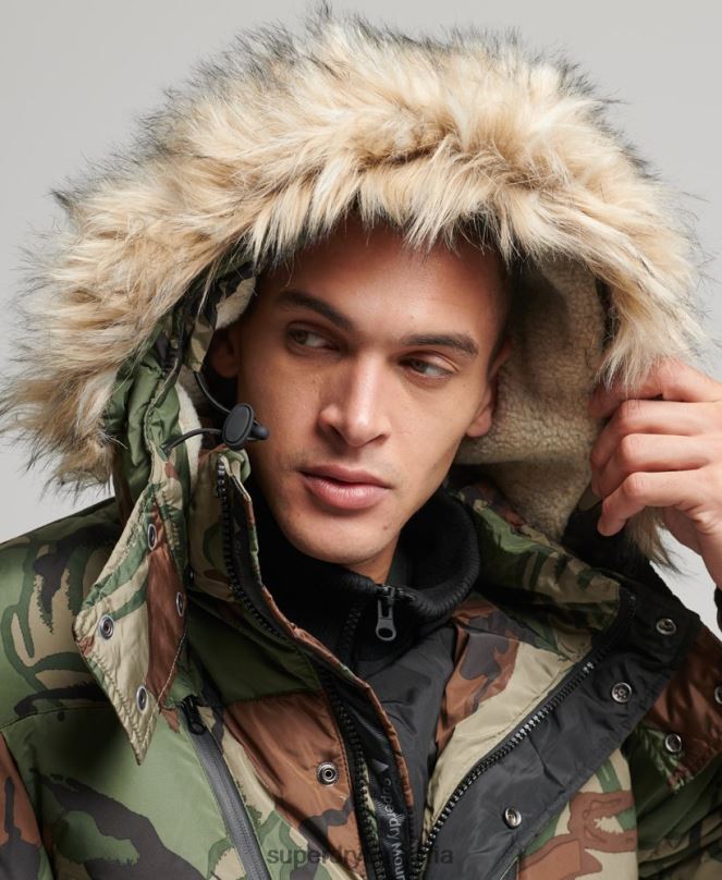 Superdry облекло N00H4775 зелено мъже яке sd expedition парка