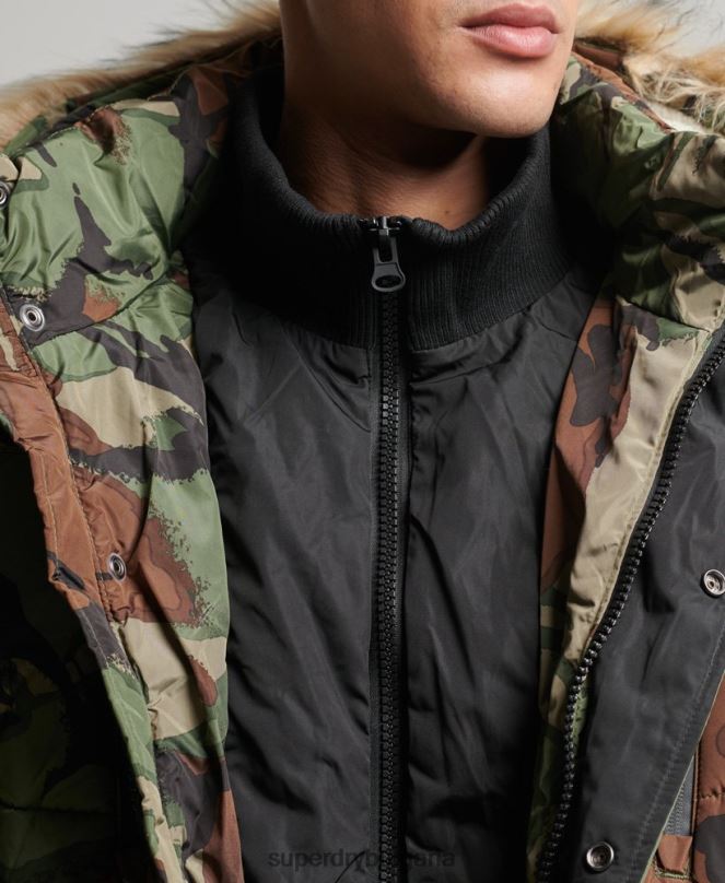 Superdry облекло N00H4775 зелено мъже яке sd expedition парка
