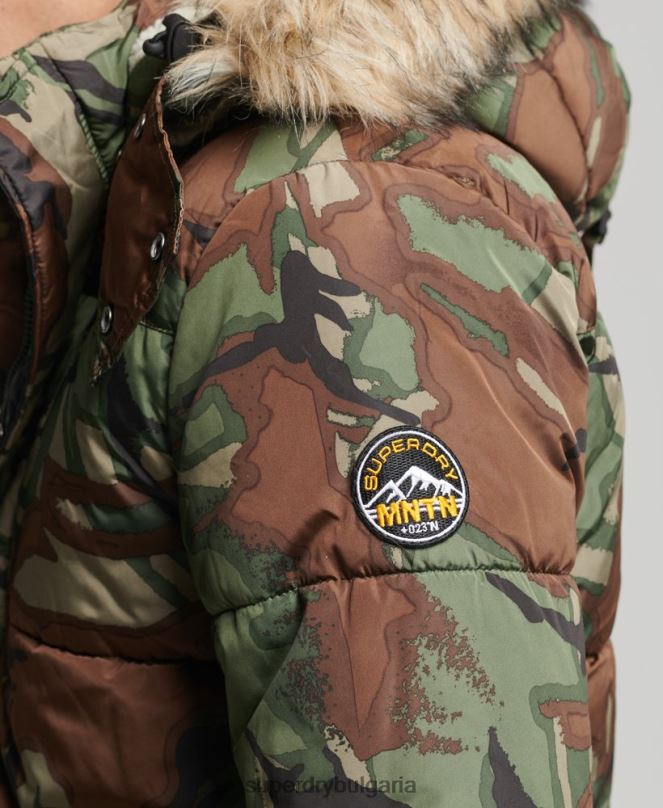 Superdry облекло N00H4775 зелено мъже яке sd expedition парка