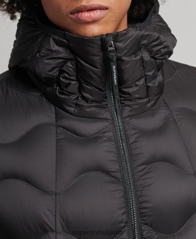Superdry облекло N00H4778 черен мъже xpd пухено яке