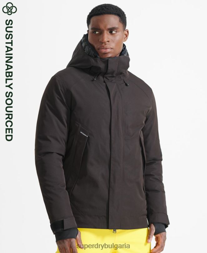 Superdry облекло N00H4779 черен мъже алпийско професионално яке