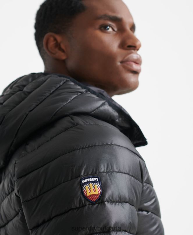 Superdry облекло N00H4779 черен мъже алпийско професионално яке