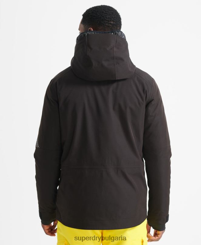 Superdry облекло N00H4779 черен мъже алпийско професионално яке
