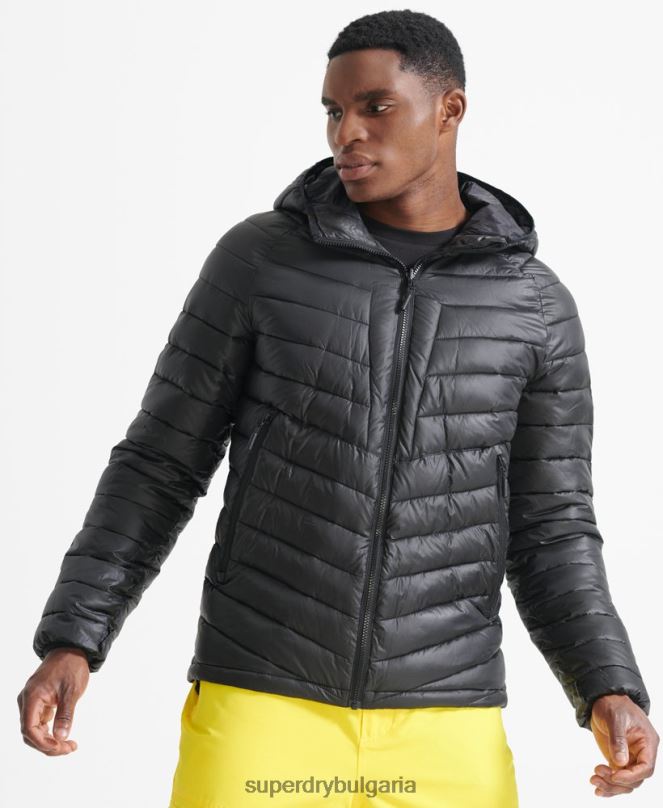 Superdry облекло N00H4779 черен мъже алпийско професионално яке