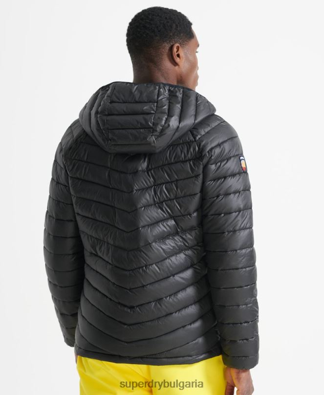 Superdry облекло N00H4779 черен мъже алпийско професионално яке