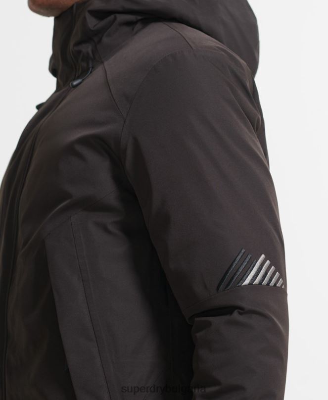 Superdry облекло N00H4779 черен мъже алпийско професионално яке
