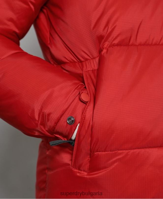 Superdry облекло N00H4789 червен мъже stratus подплатено яке