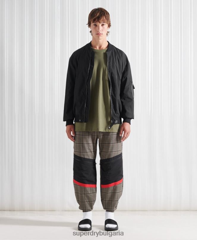 Superdry облекло N00H4790 черен мъже ограничено издание sdx бъдеще ma1 яке