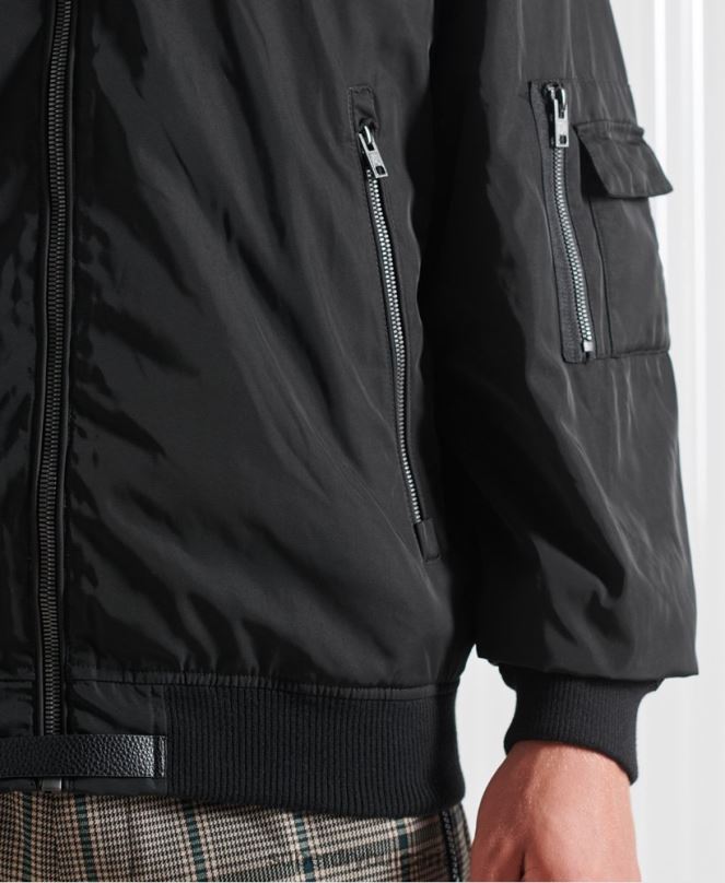 Superdry облекло N00H4790 черен мъже ограничено издание sdx бъдеще ma1 яке