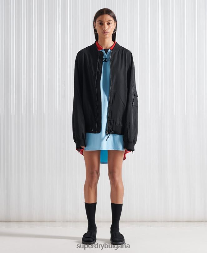 Superdry облекло N00H4790 черен мъже ограничено издание sdx бъдеще ma1 яке
