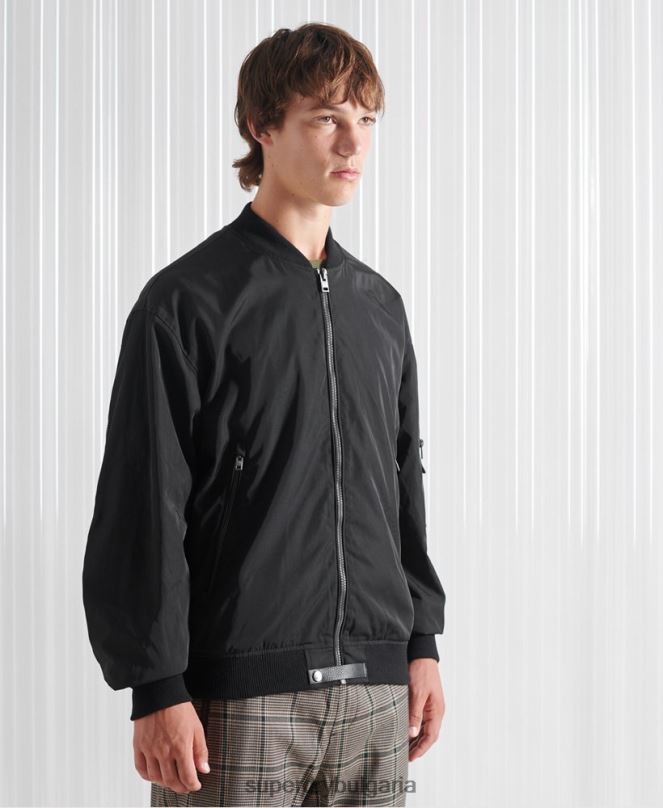 Superdry облекло N00H4790 черен мъже ограничено издание sdx бъдеще ma1 яке