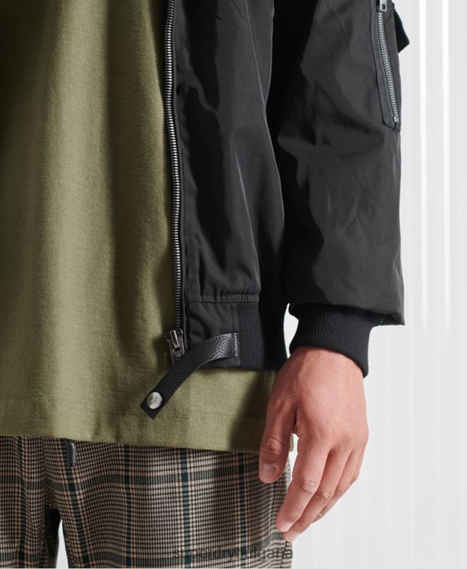Superdry облекло N00H4790 черен мъже ограничено издание sdx бъдеще ma1 яке
