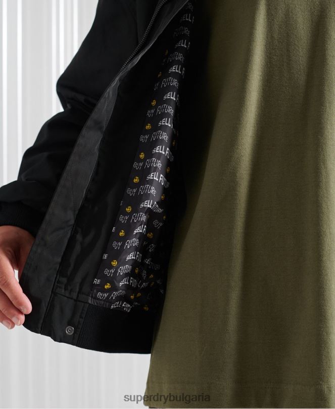 Superdry облекло N00H4790 черен мъже ограничено издание sdx бъдеще ma1 яке