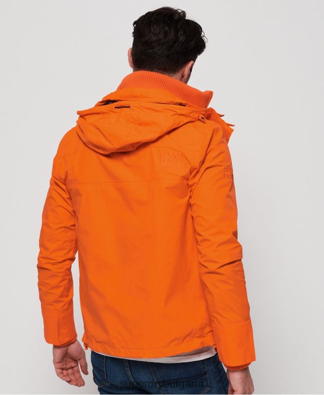 Superdry облекло N00H4791 син мъже техническо яке с качулка и цип SD-ветровка