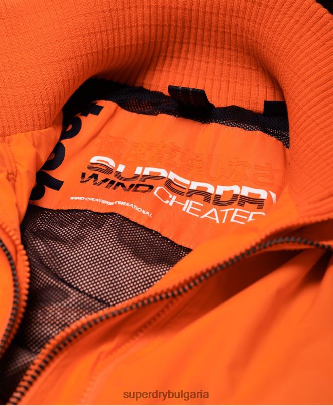 Superdry облекло N00H4791 син мъже техническо яке с качулка и цип SD-ветровка