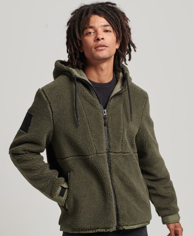 Superdry облекло N00H5005 каки мъже xpd хибридно борг яке