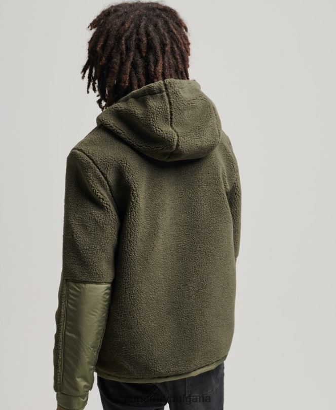 Superdry облекло N00H5005 каки мъже xpd хибридно борг яке