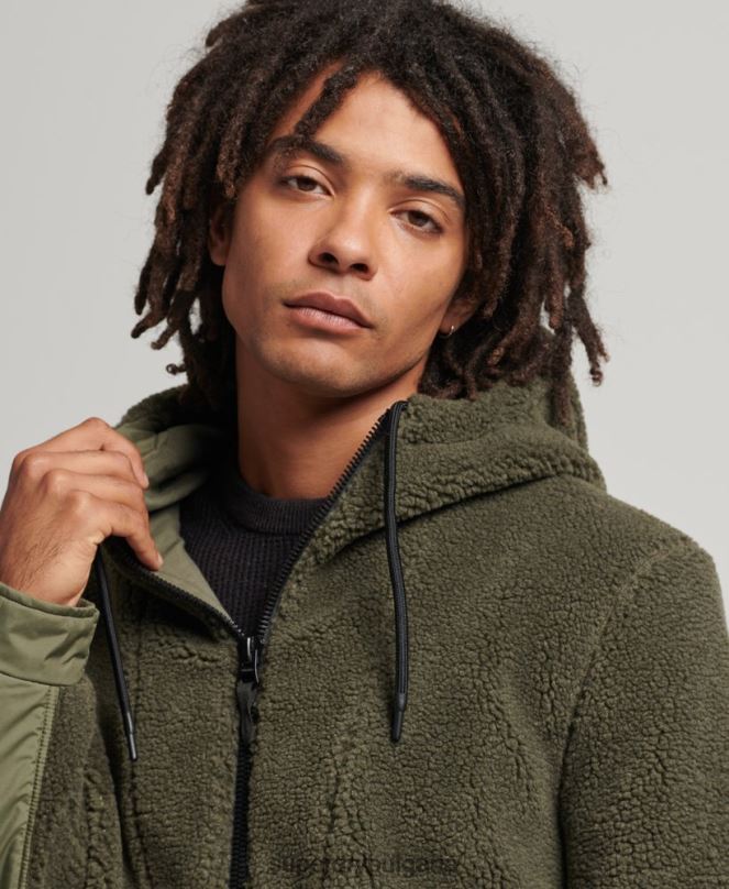 Superdry облекло N00H5005 каки мъже xpd хибридно борг яке