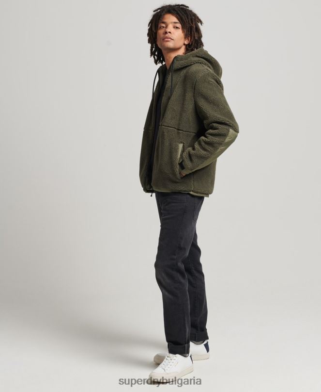 Superdry облекло N00H5005 каки мъже xpd хибридно борг яке