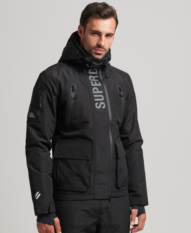 Superdry облекло N00H6403 черен мъже най-доброто спасително яке