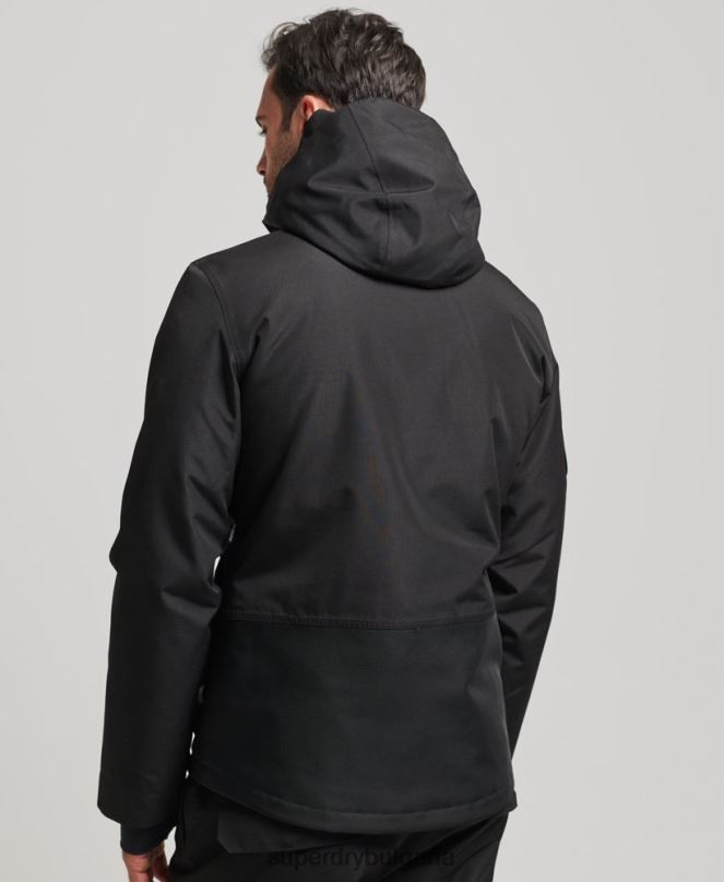 Superdry облекло N00H6403 черен мъже най-доброто спасително яке
