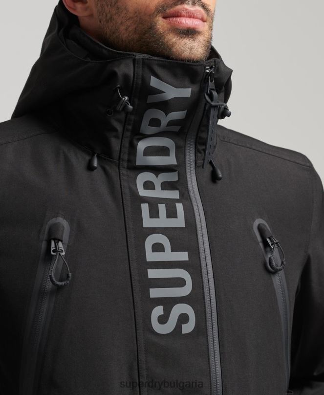 Superdry облекло N00H6403 черен мъже най-доброто спасително яке