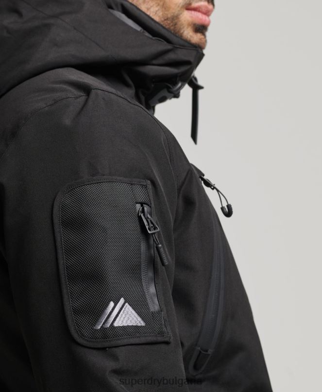Superdry облекло N00H6403 черен мъже най-доброто спасително яке