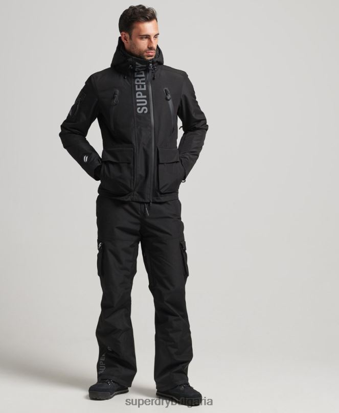 Superdry облекло N00H6403 черен мъже най-доброто спасително яке