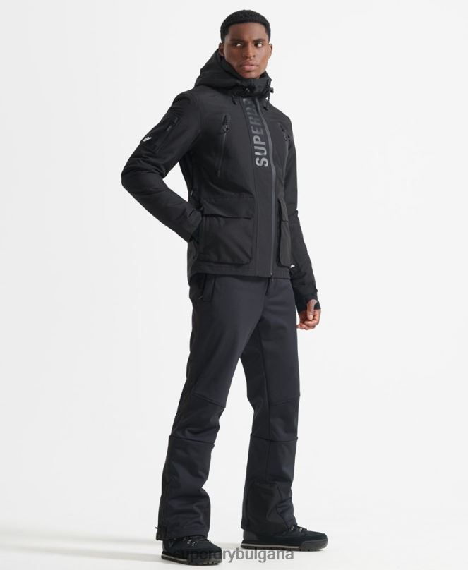 Superdry облекло N00H6459 черен мъже най-доброто спасително яке