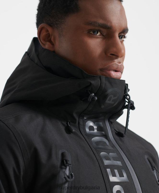 Superdry облекло N00H6459 черен мъже най-доброто спасително яке