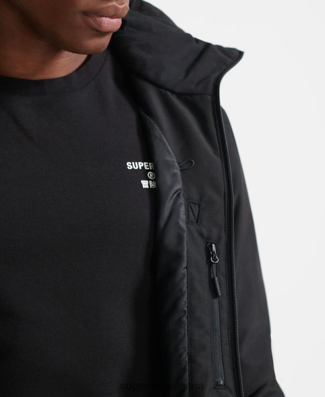Superdry облекло N00H6459 черен мъже най-доброто спасително яке