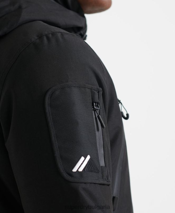 Superdry облекло N00H6459 черен мъже най-доброто спасително яке