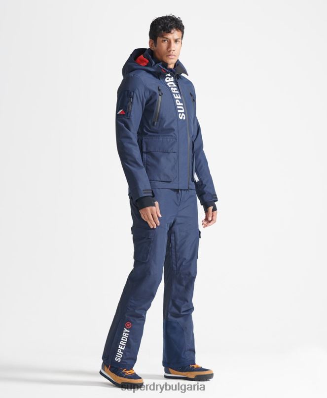 Superdry облекло N00H6466 военноморски флот мъже най-доброто спасително яке