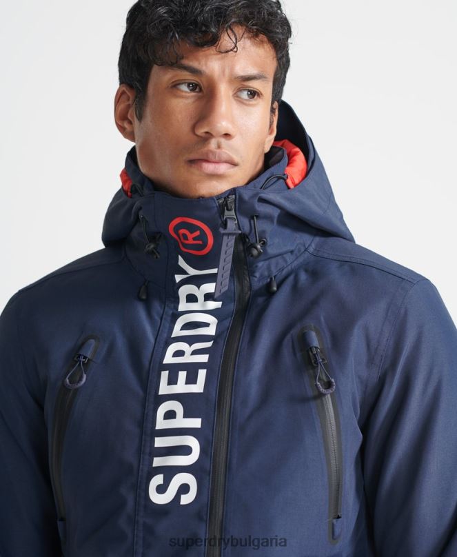 Superdry облекло N00H6466 военноморски флот мъже най-доброто спасително яке