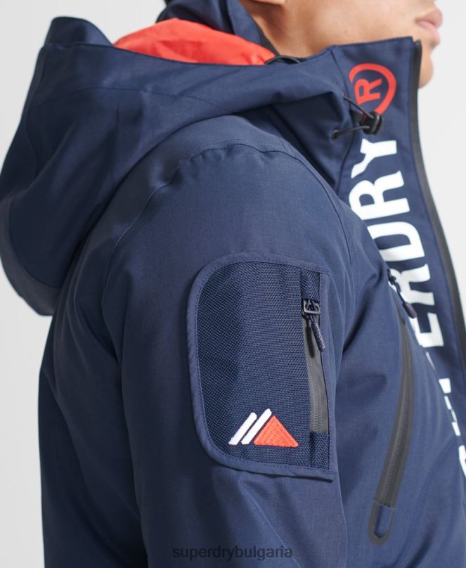Superdry облекло N00H6466 военноморски флот мъже най-доброто спасително яке