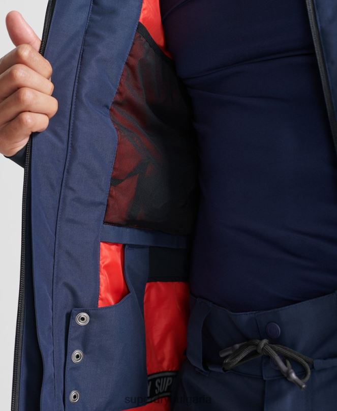 Superdry облекло N00H6466 военноморски флот мъже най-доброто спасително яке