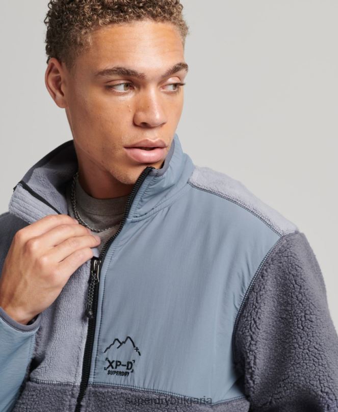 Superdry облекло N00H656 лилаво мъже xpd borg яке