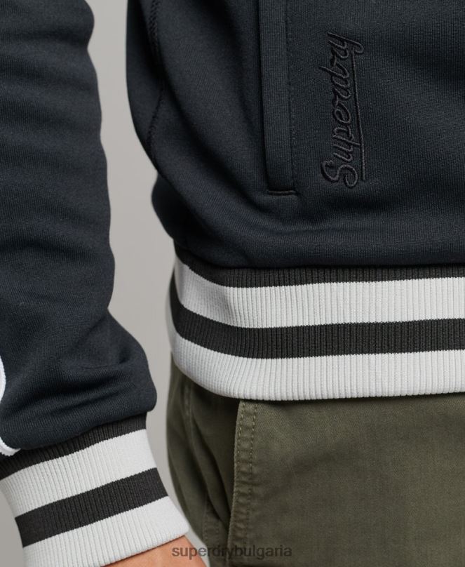 Superdry облекло N00H780 тъмно сив мъже яке с трико суика