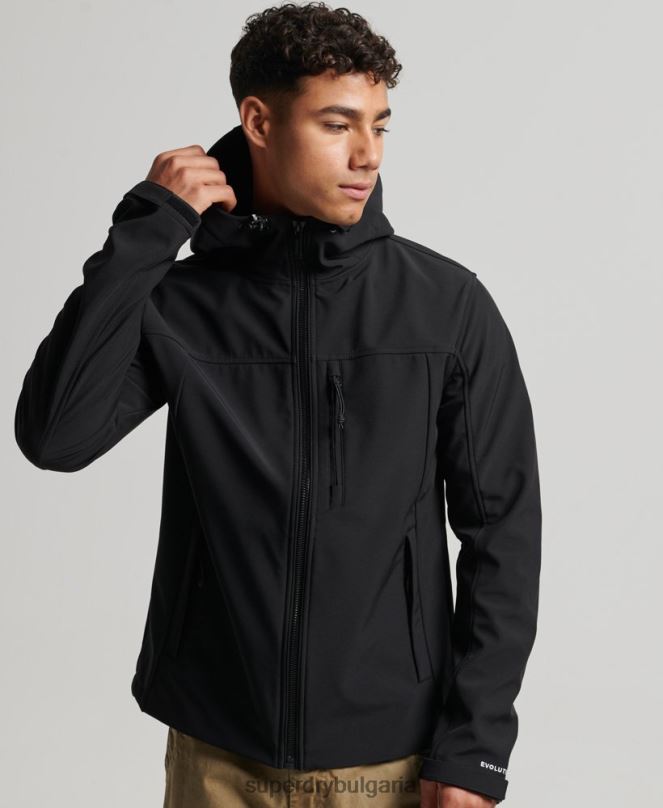 Superdry облекло N00H910 черен мъже трекер яке