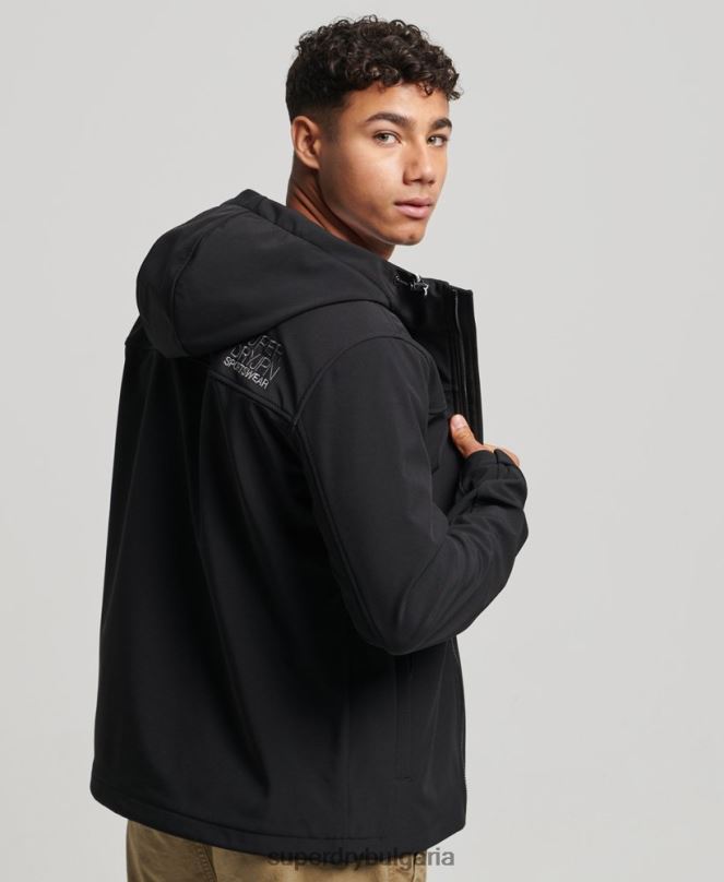 Superdry облекло N00H910 черен мъже трекер яке